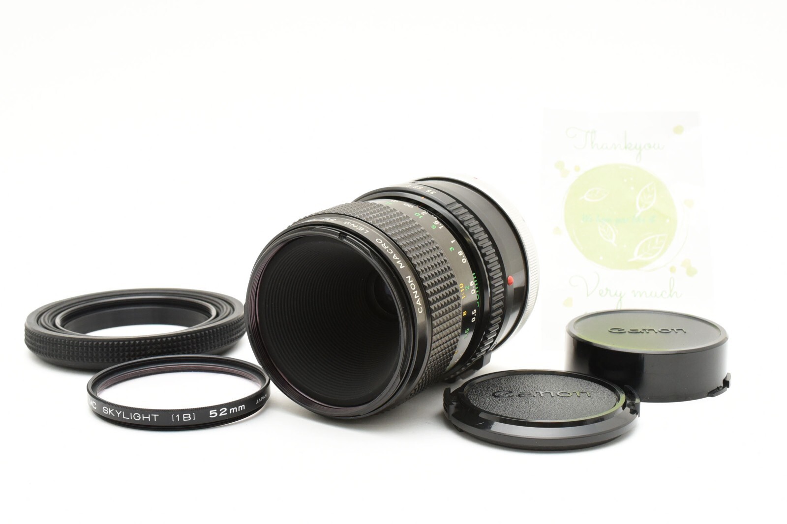 Canon MACRO LENS FD 50mm F3.5 延長チューブセット Canon MACRO LENS FD 50mm F3.5 延長チューブセット MINT] Canon