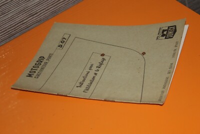 (222Bter) Instructions utilisation réglage Motogrip cultivateur porté DO7 Someca