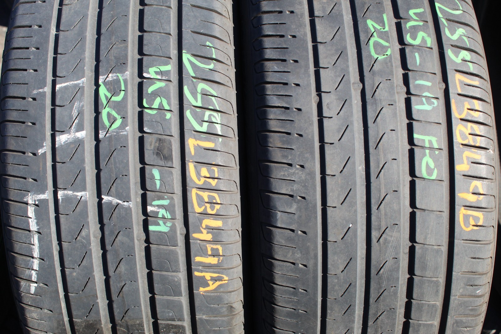 255 45 20 Pirelli, Scorpion Verde, AO, 101W, x2 A Pair 5.7mm (F1_tyres) FO L3849
