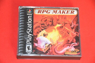 2000 PS1 RPG Maker video game For Sony Playstation 1 CIB 2 Manuals Excellent EUC