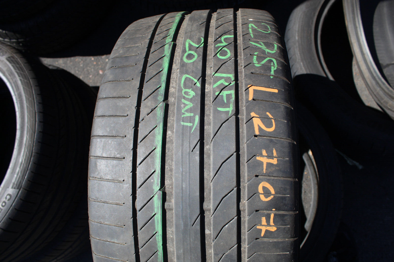 275 40 20 Continental, RunFlat, XL, 106W, x1 Single Tyre 5.9mm (F1_tyres) L2707