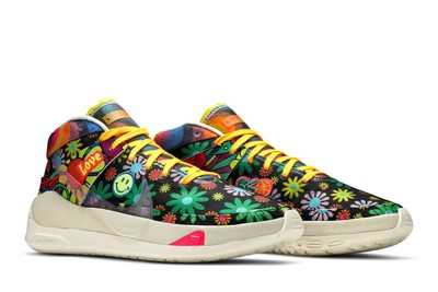 Pre-owned Nike Kd 13 Ep 'easy Money Sniper' Da1341-100 In Sail/lemon Venom/game Royal/hyper Pink