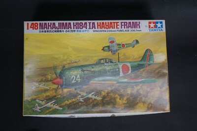 Vintage Tamiya Nakajima K184-IA Hayate FRANK 1:48 Scale Model Kit
