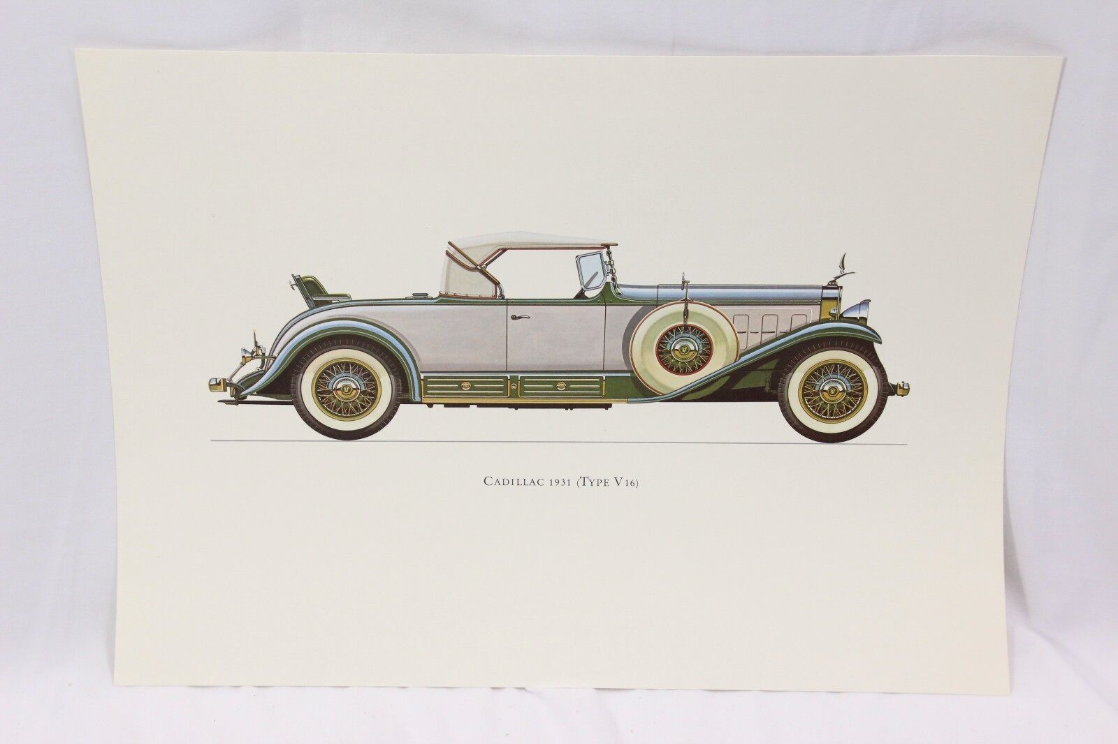 1931 Cadillac V16 Art Poster Print type 16