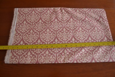 25'' Long, Cream Floral & Scrolls on Lt-Plum Quilt Cotton, Moda/Figueroa, M8479
