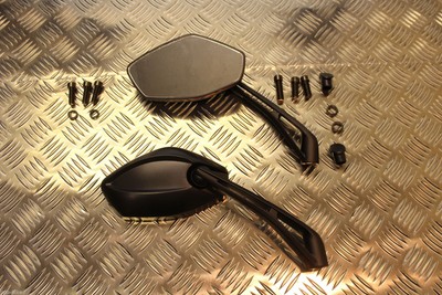 E MARKED Sports Mirror Pair Cagiva Elefant 750, 900 V1