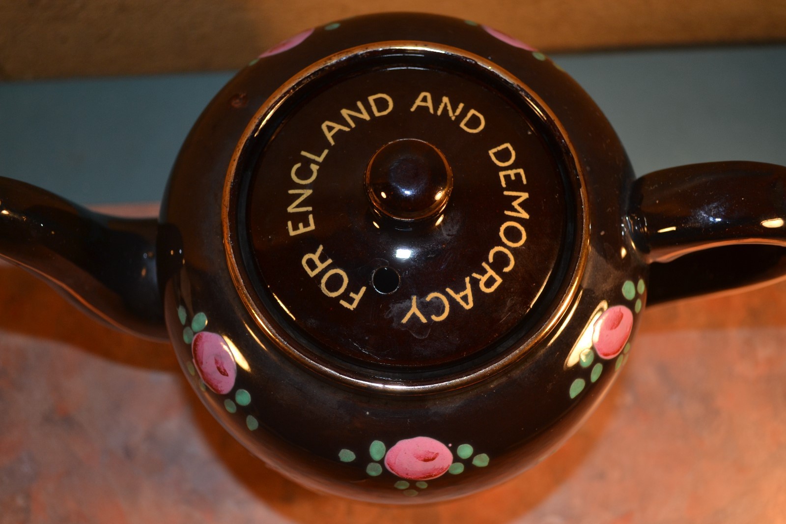 World War II Teapot Escorted to USA by Royal Navy For England and Democracy