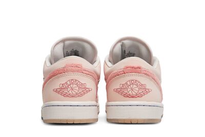 Pre-owned Jordan Air  Wmns Air  1 Low Se 'mighty Swooshers' Dm5443-666 In Pink