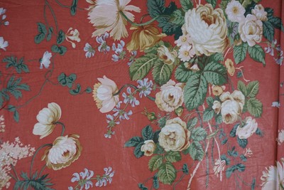 Brunschwig & Fils Fabric ROSES ET LILAS 1984 2 yrds 10