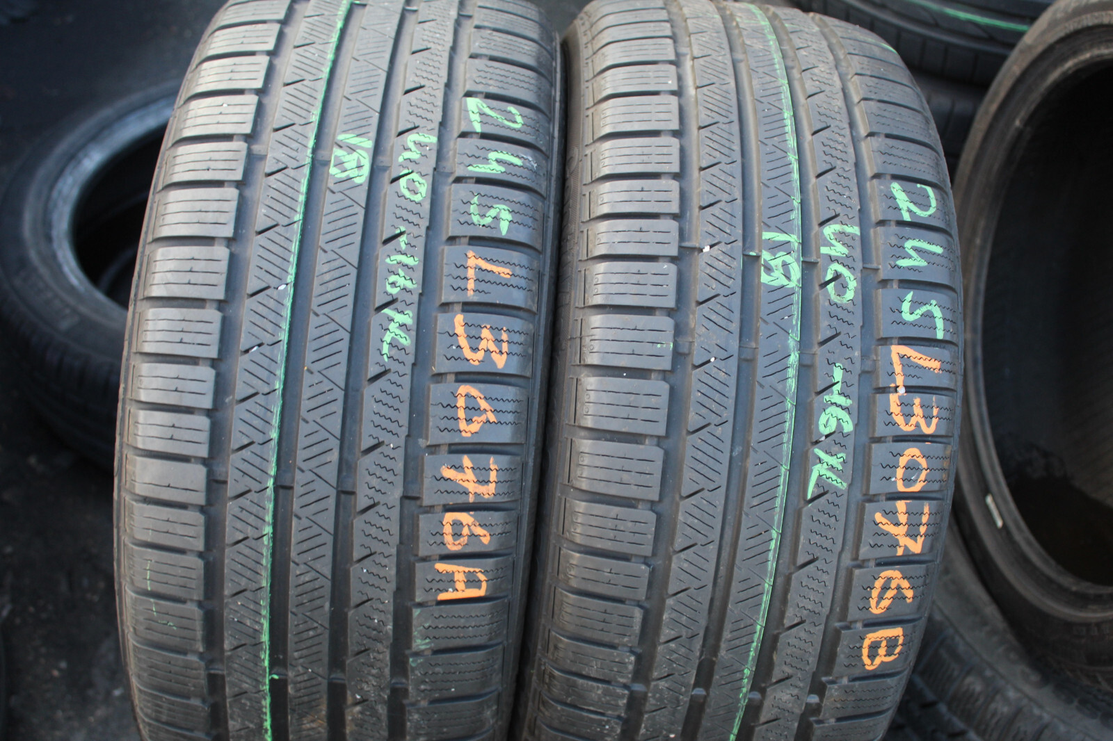 245 40 18 Continental, Winter, AO, XL M+S 97V, x2 A Pair 6.0mm (F1_tyres) L3076