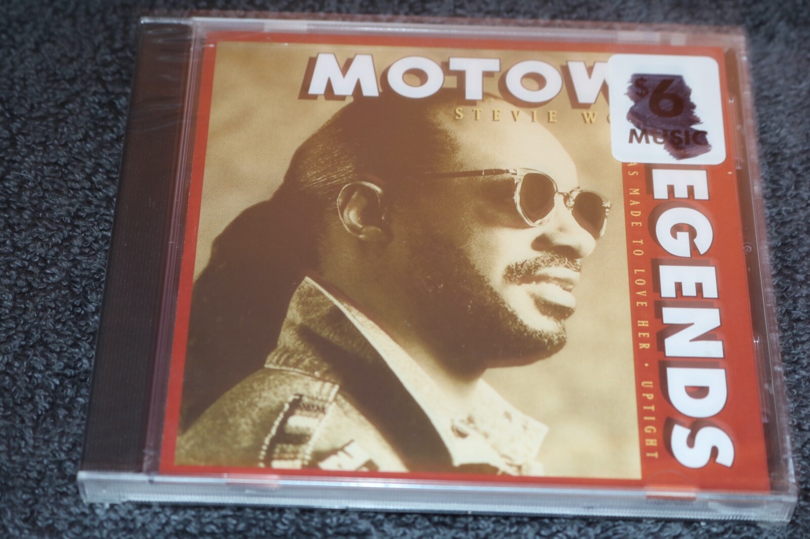 ミュージシャン vintage 1995 made in USA Stevie Wonder Stevie Wonder Motown Legends 1995 US SEALED CD Reissue