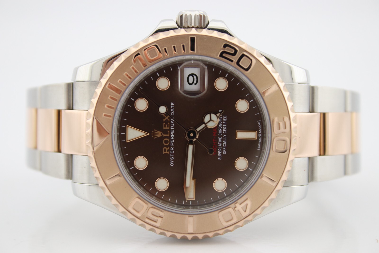 Yacht-Master 37mm Chocolate Dial 18k Rose Gold & Steel
