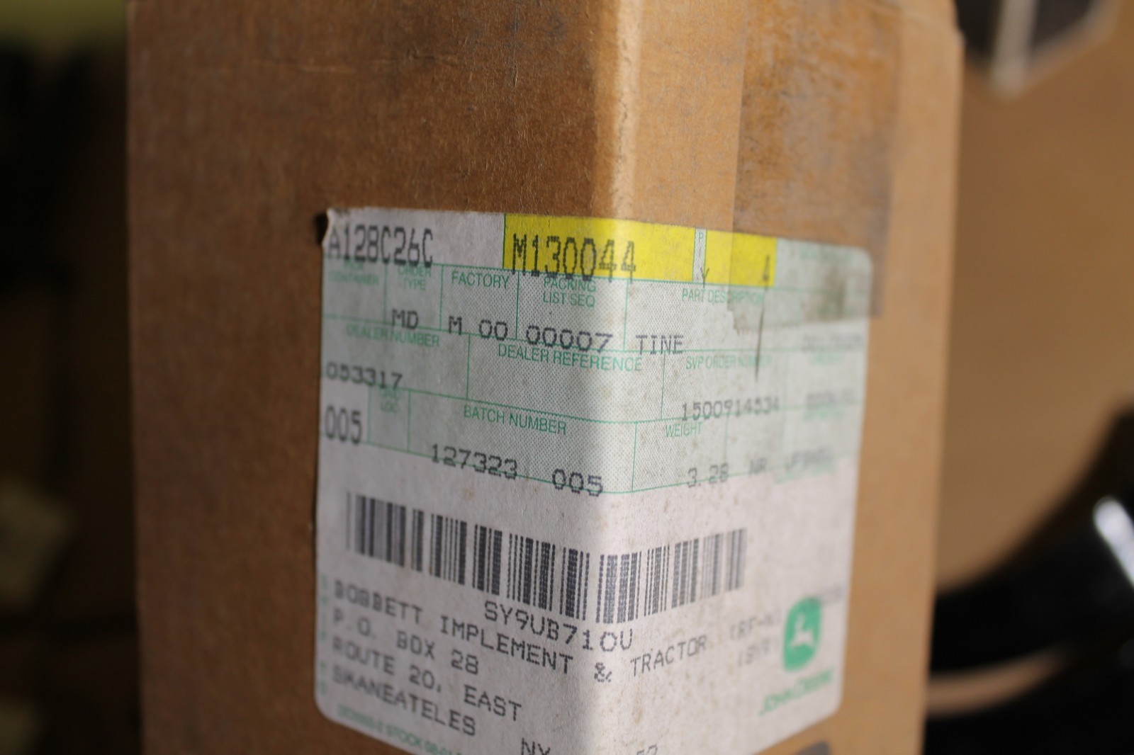 Genuine OEM Replacement John Deere Tines Time M130044