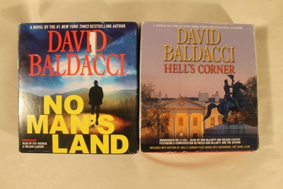 No Mans Land & Hells Corner by David Baldacci (Unabridged CD Audio, Very Good)
