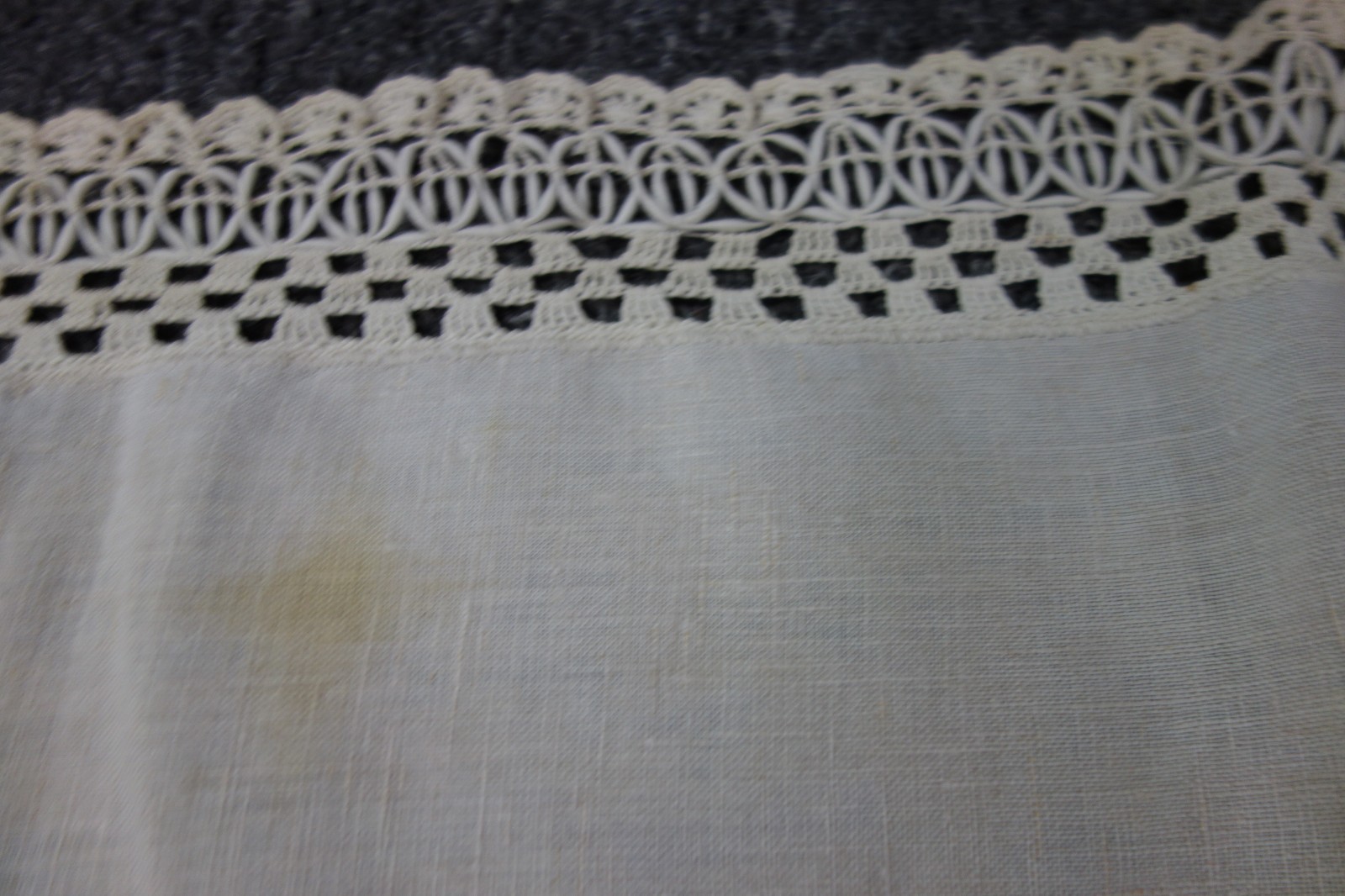 Victorian Linen Table Topper-33