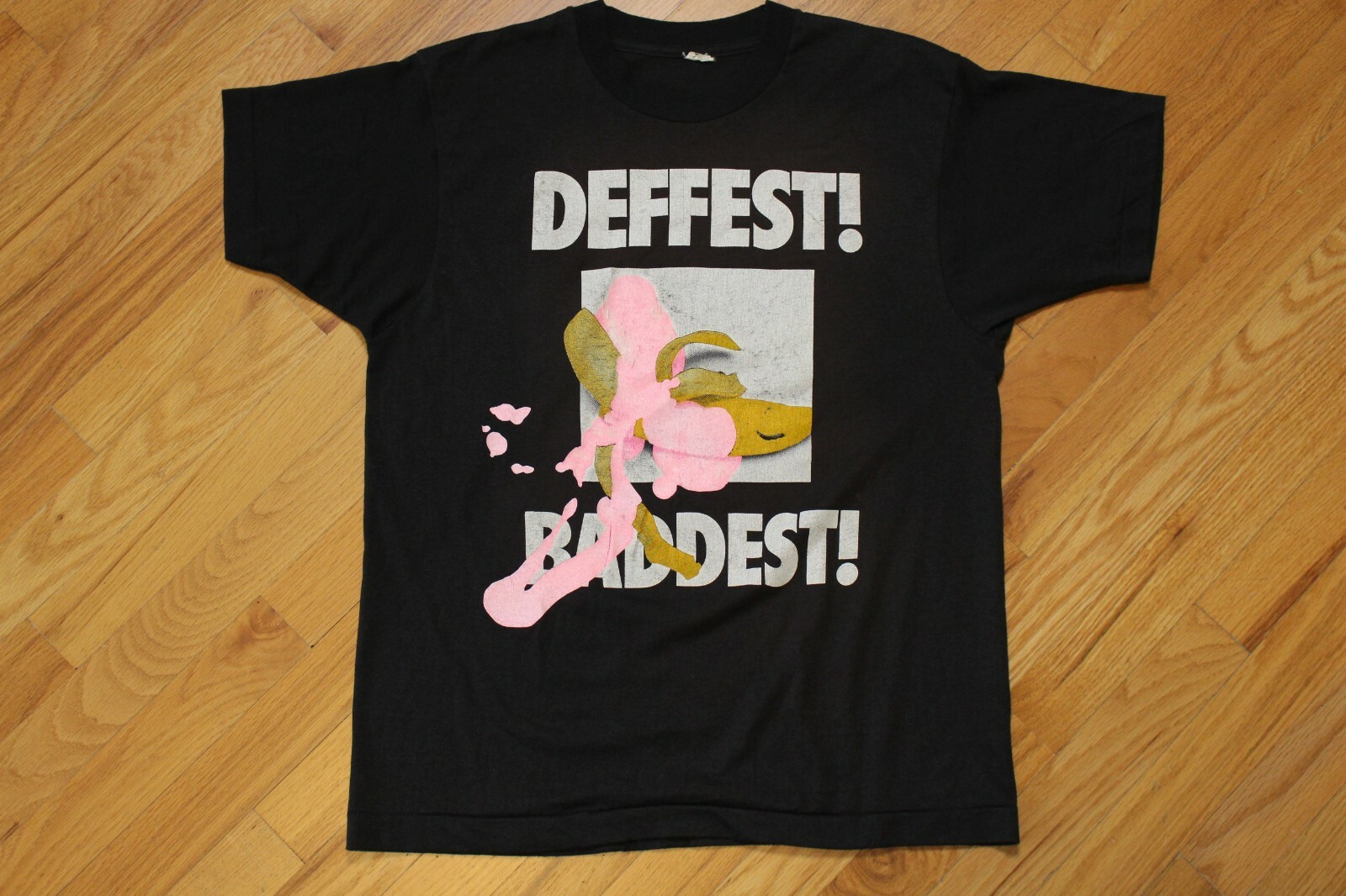 トップス VINTAGE BLOODY SHIRT Vintage 80s Deffest! Baddest! Wendy O. Williams Black T
