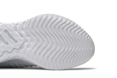 Pre-owned Nike Wmns React Phantom Run Flyknit 2 'true White Silver' Cj0280-100