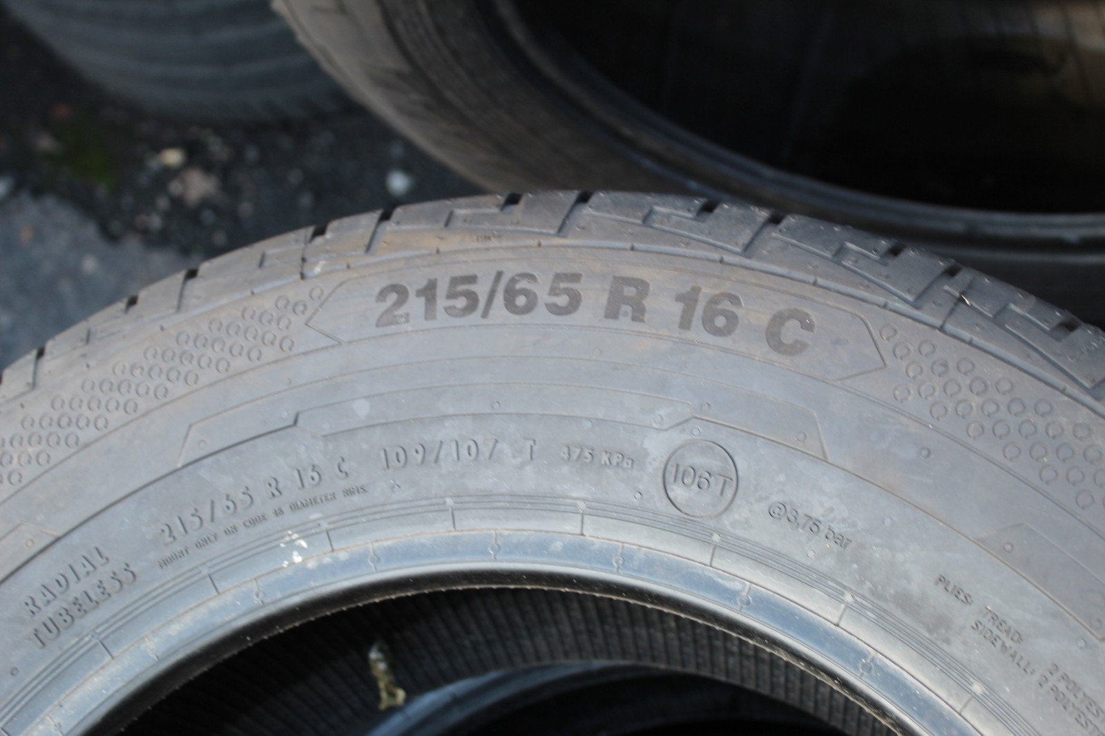 New 215 65 16C Continental, CVC 100, 109/107T, x1 Tyre (F1_tyres) L3811