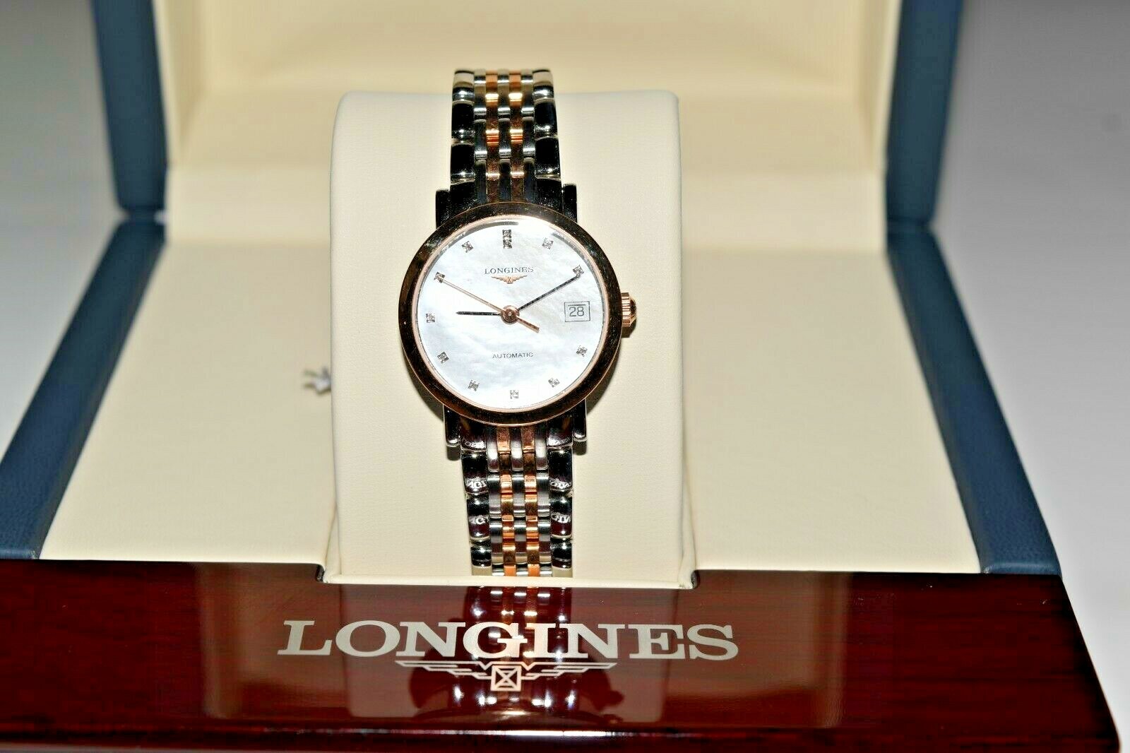 【新品未開封】アルター セントルイス Luxury Handle Ver. Longines Elegant Collection Automatic watch 34.5mm, White