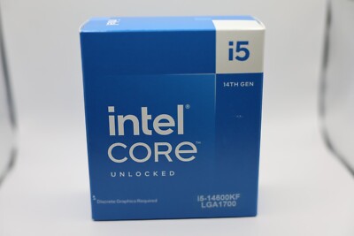 Intel Core i5-14600KF Processor (5.3 GHz, 14 Cores, LGA 1700) 