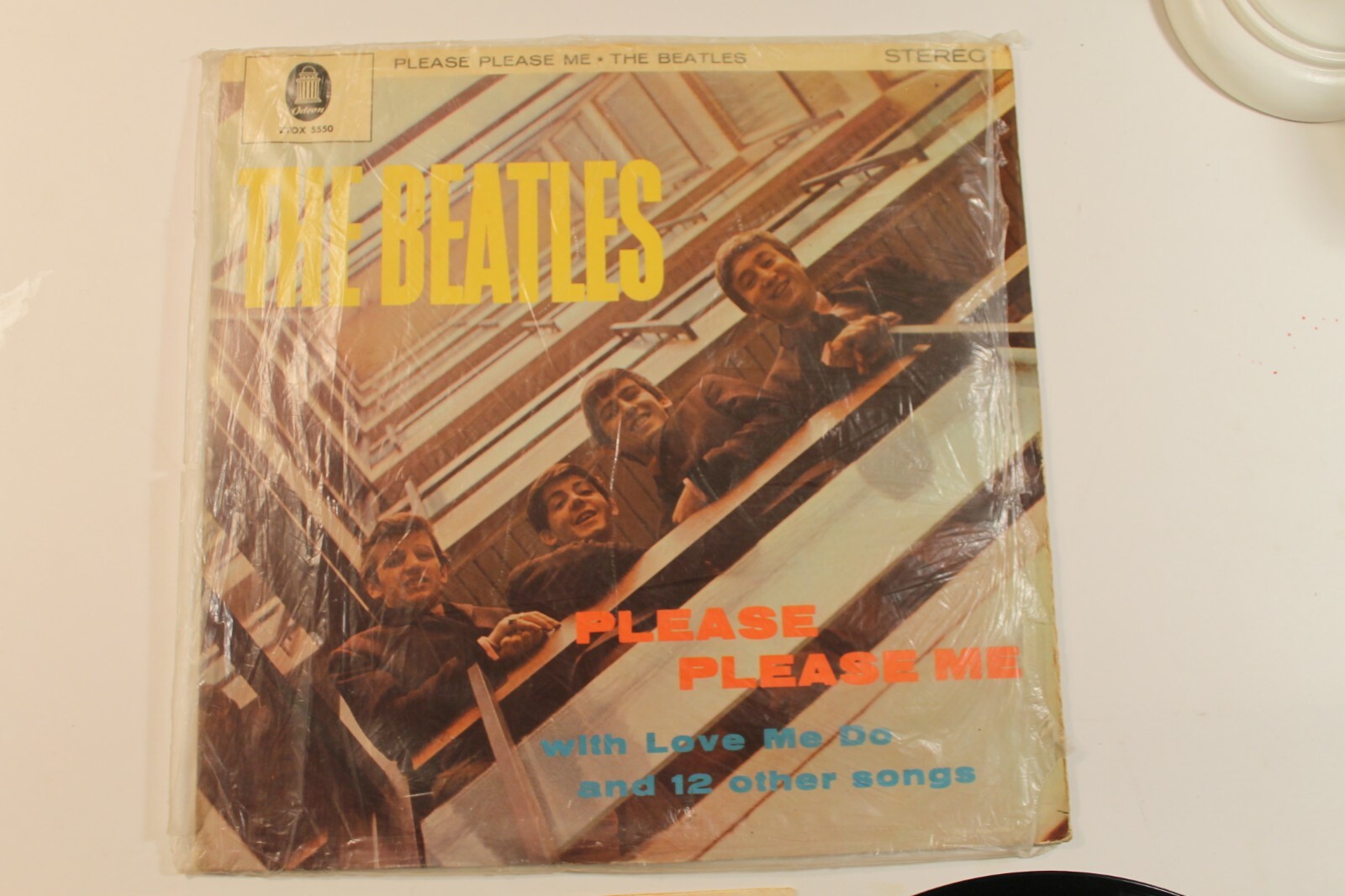THE BEATLES PLEASE PLEASE ME 1964 Odeon GOLD Red GERMAN THE BEATLES PLEASE PLEASE ME 1964 Odeon GOLD Red GERMAN