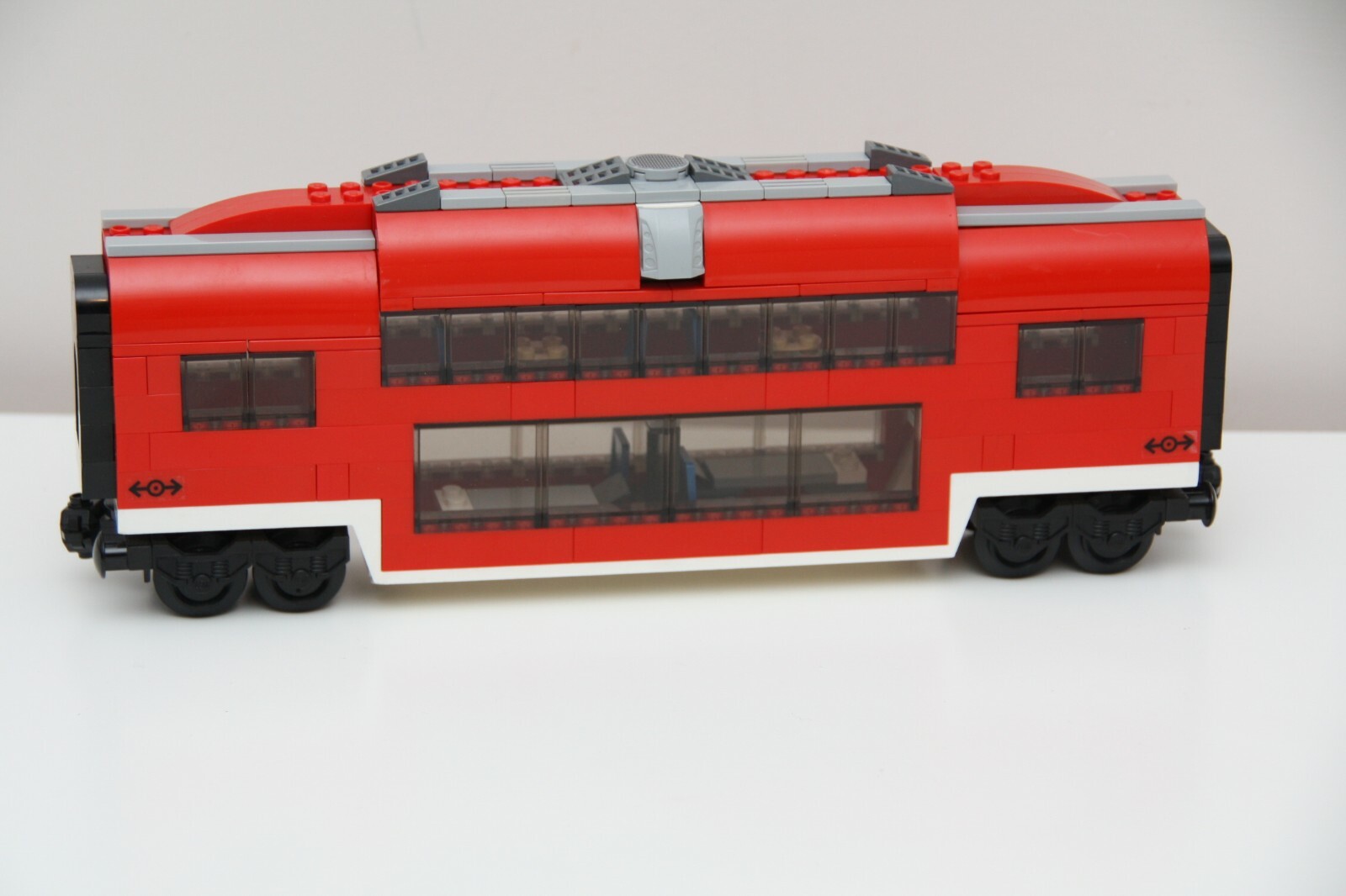 lego city red passenger train