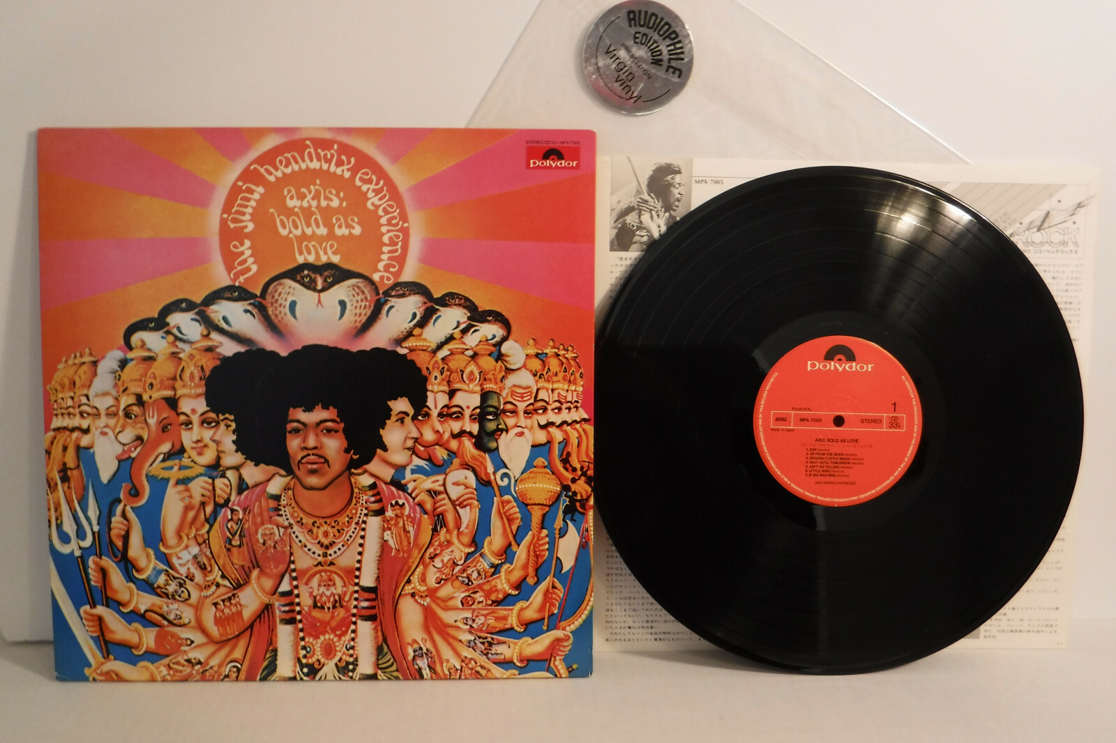 MANICOページ Jimi Hendrix, Axis Bold as Love, 1980 Polydor
