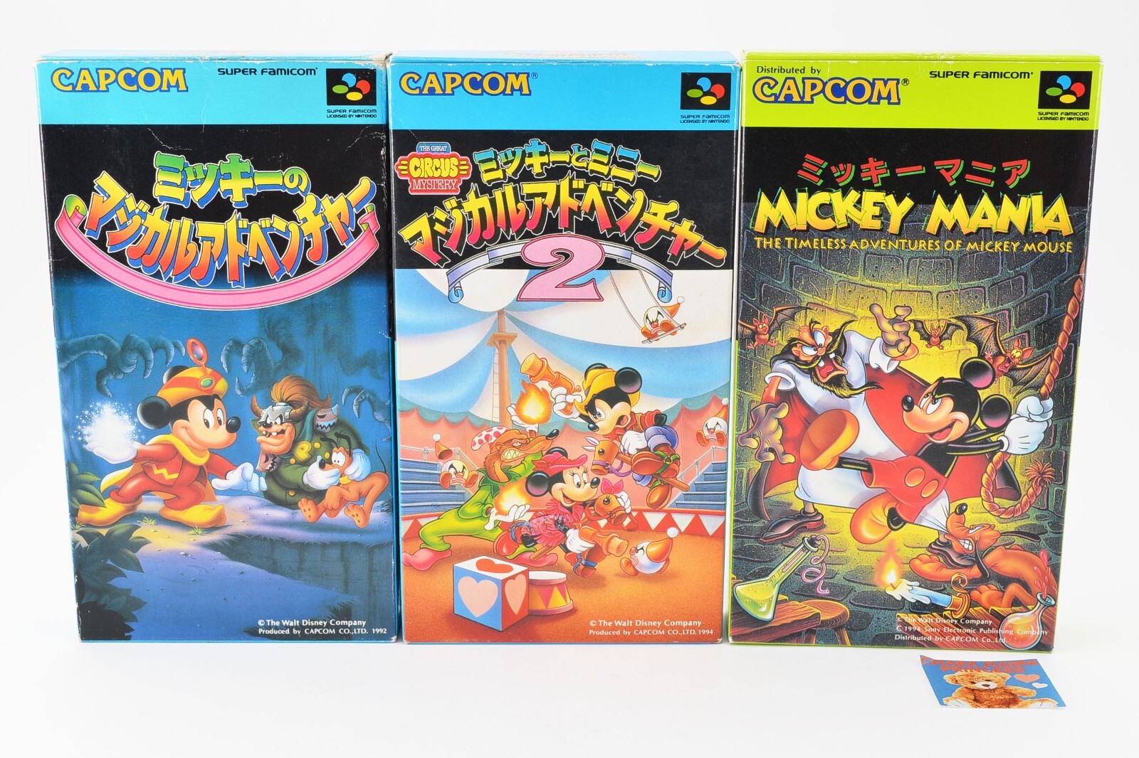 Lot3 Nintendo Super Famicom Mickey Magical Adventure 1 2