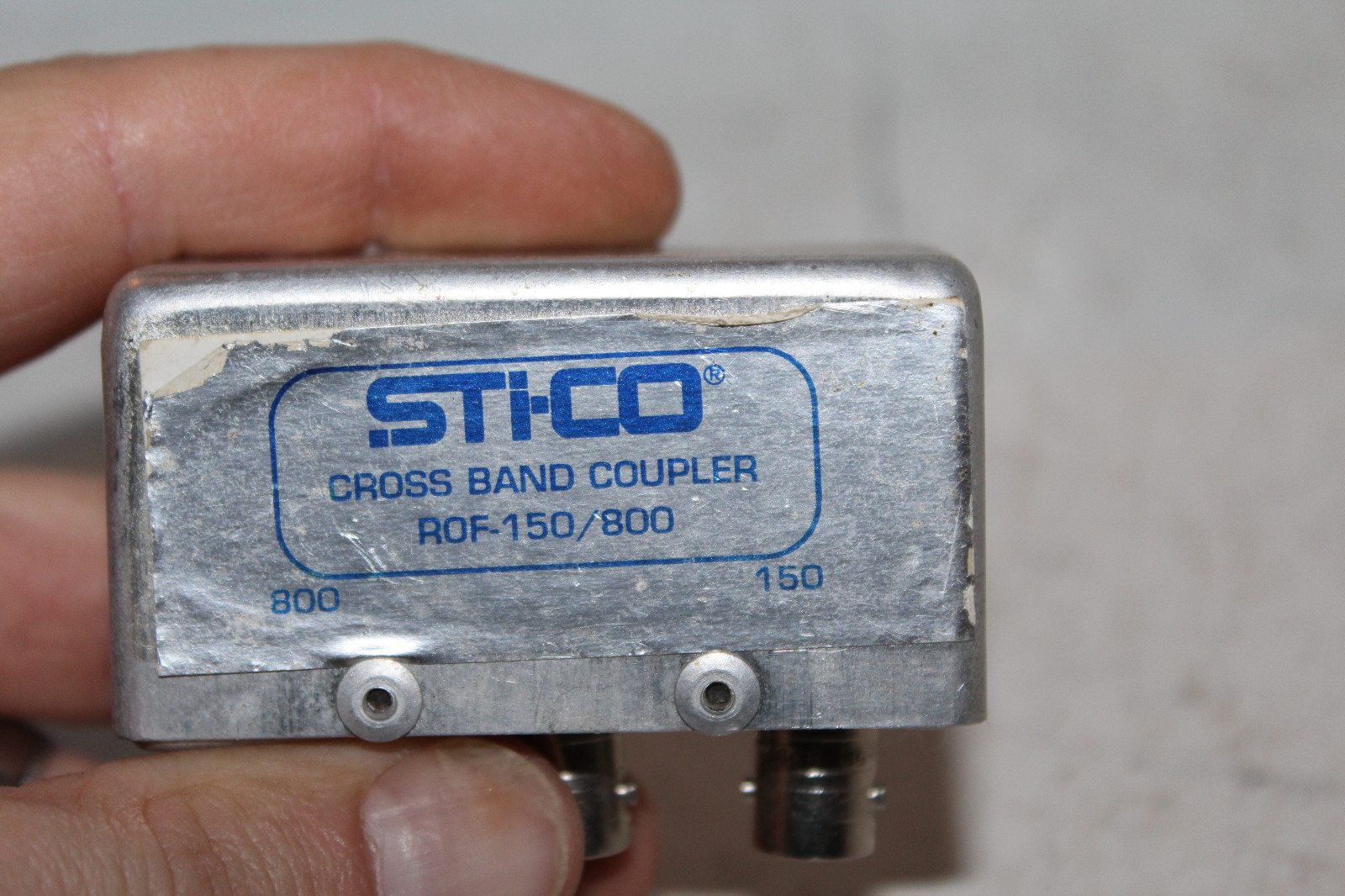 Vintage Lot 2 Sti-Co Coupler Cross Band UHF Broadcast ST-UHF-450 ROF-150/800