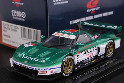 EBBRO 43690 1:43 SCALE 2005 TAKATA DOME HONDA NSX SUPER GT 500 NO. 18 DIE CAST