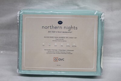 Northern Nights 100% Rayon Made Bamboo Silky Smooth Sheet Sets NEW!