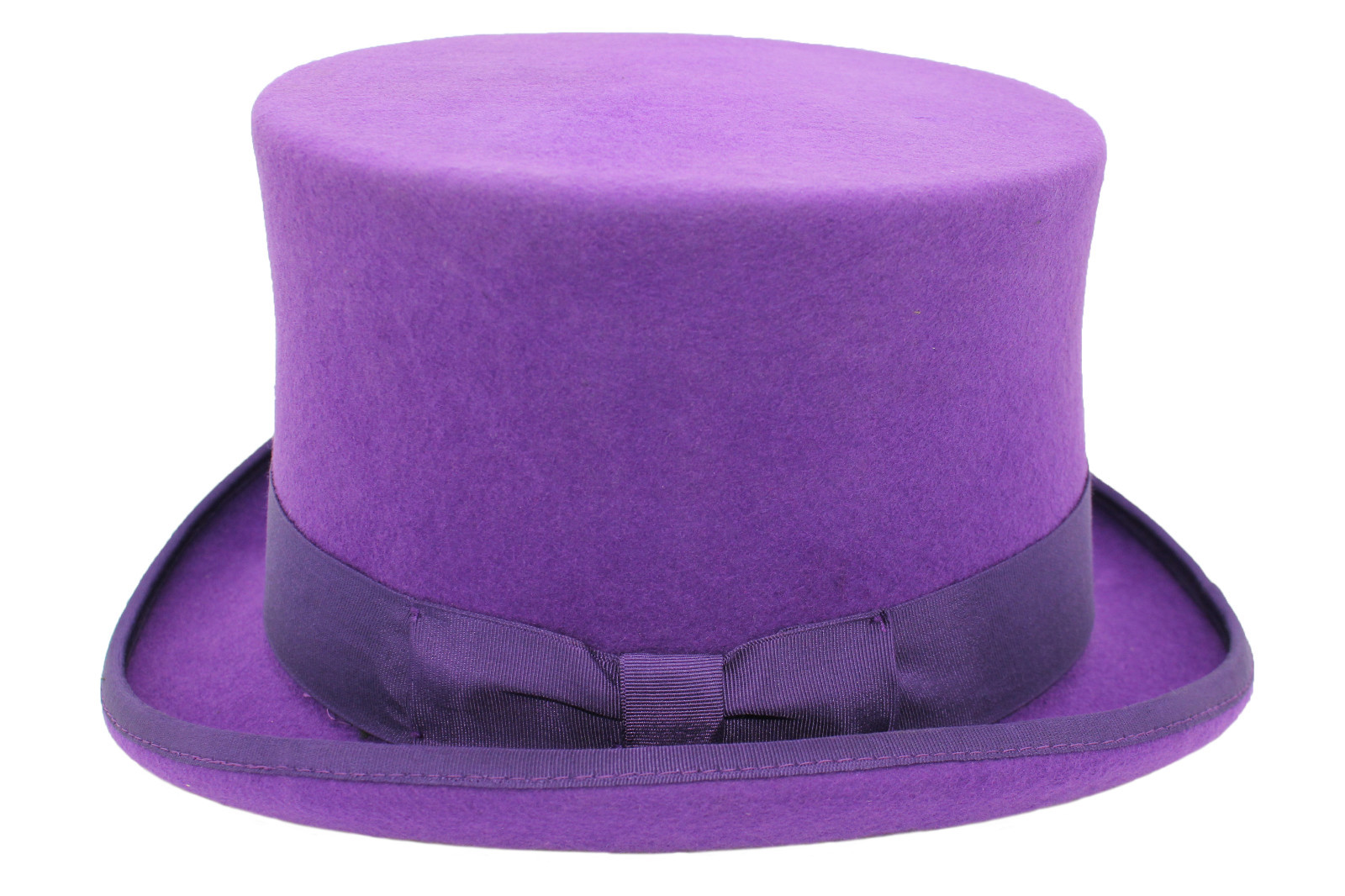 100 Wool High Quality Purple Wedding Event Top Hat Satin Lined eBay
