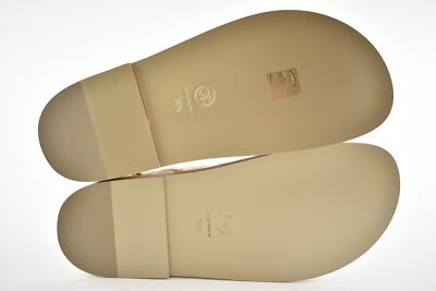 Pre-owned Chanel 21c Bronze Quilt Chain Cc Logo Mule Slide Strap Flat Teva Dad Sandal 36.5 In Gold