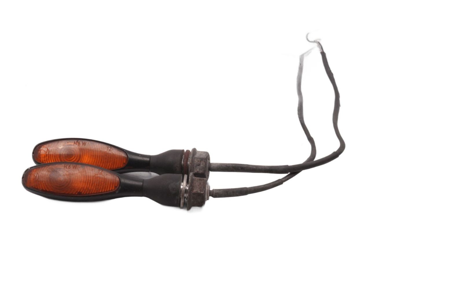 Paire de clignotants arrière orange noir feu arrière ovale BMW R 1100 S R2S 259 ​​​​98-05