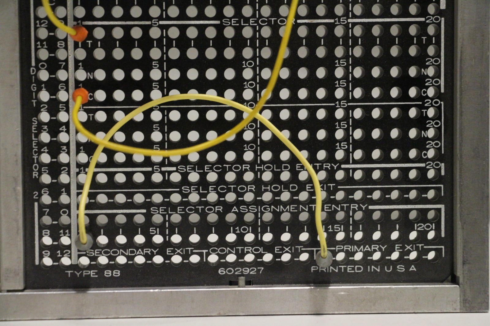 IBM Type 88 Patch Panel Numeric Collator w/Leads #2