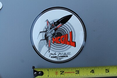 Powell Peralta Bones Mike McGill Airplane 2005 GBb Vintage Skateboarding STICKER