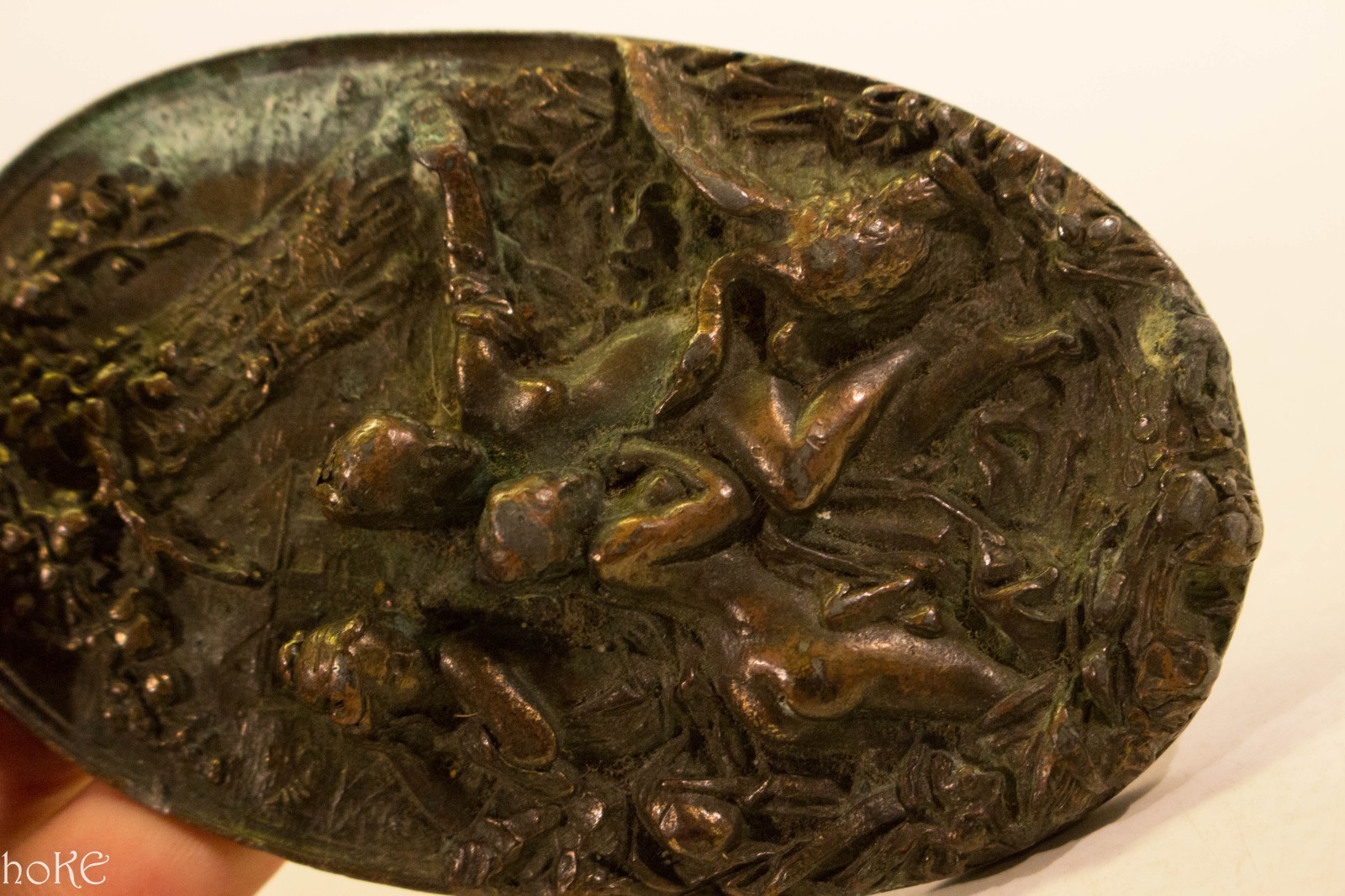 Vintage NAPOLEON EMPEREUR - 3 Ladies and a Swan (Belt Buckle, A-180)