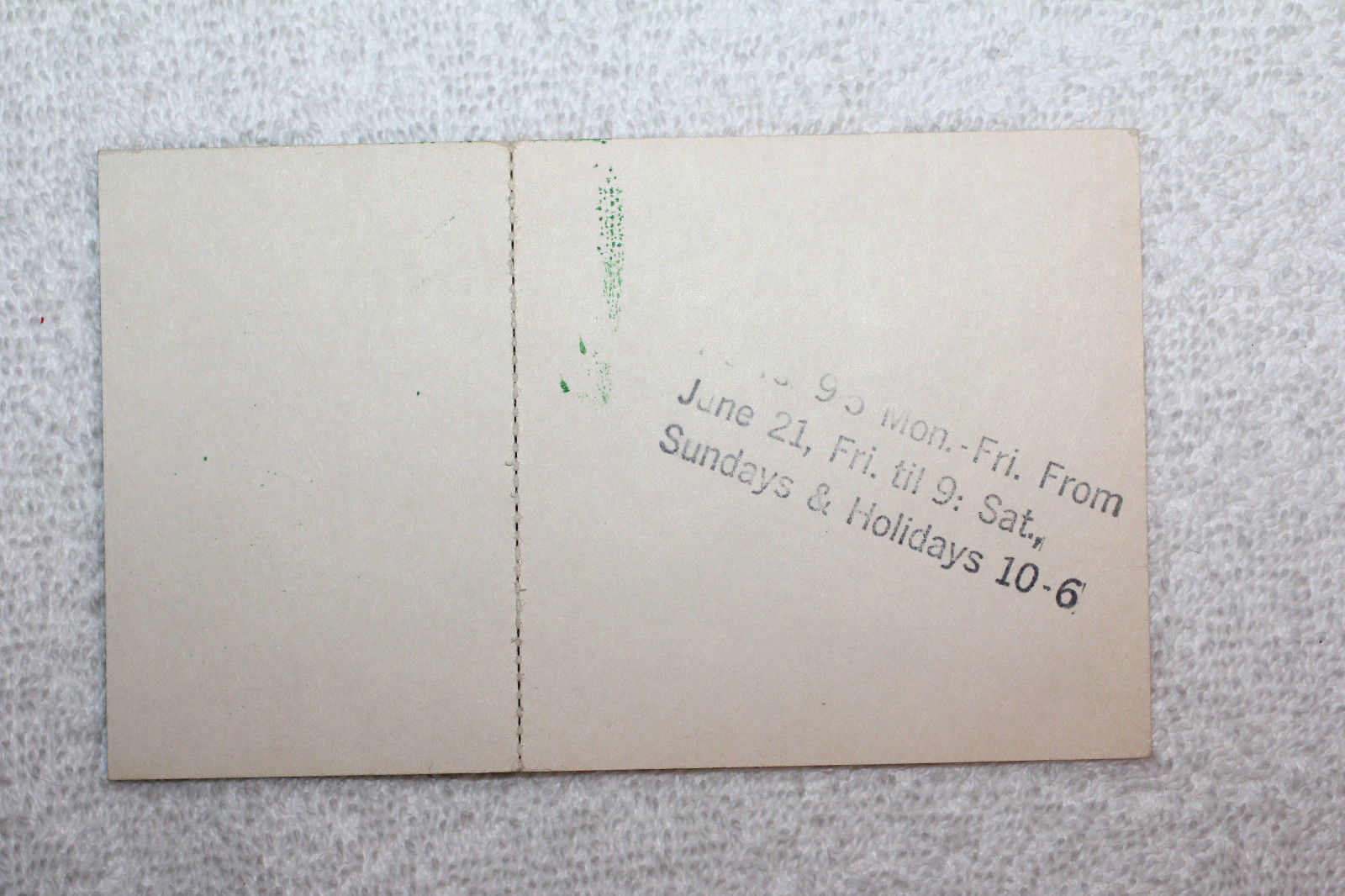 Vintage 1974 Child Admission Ticket NEW ENGLAND AQUARIUM Collectable