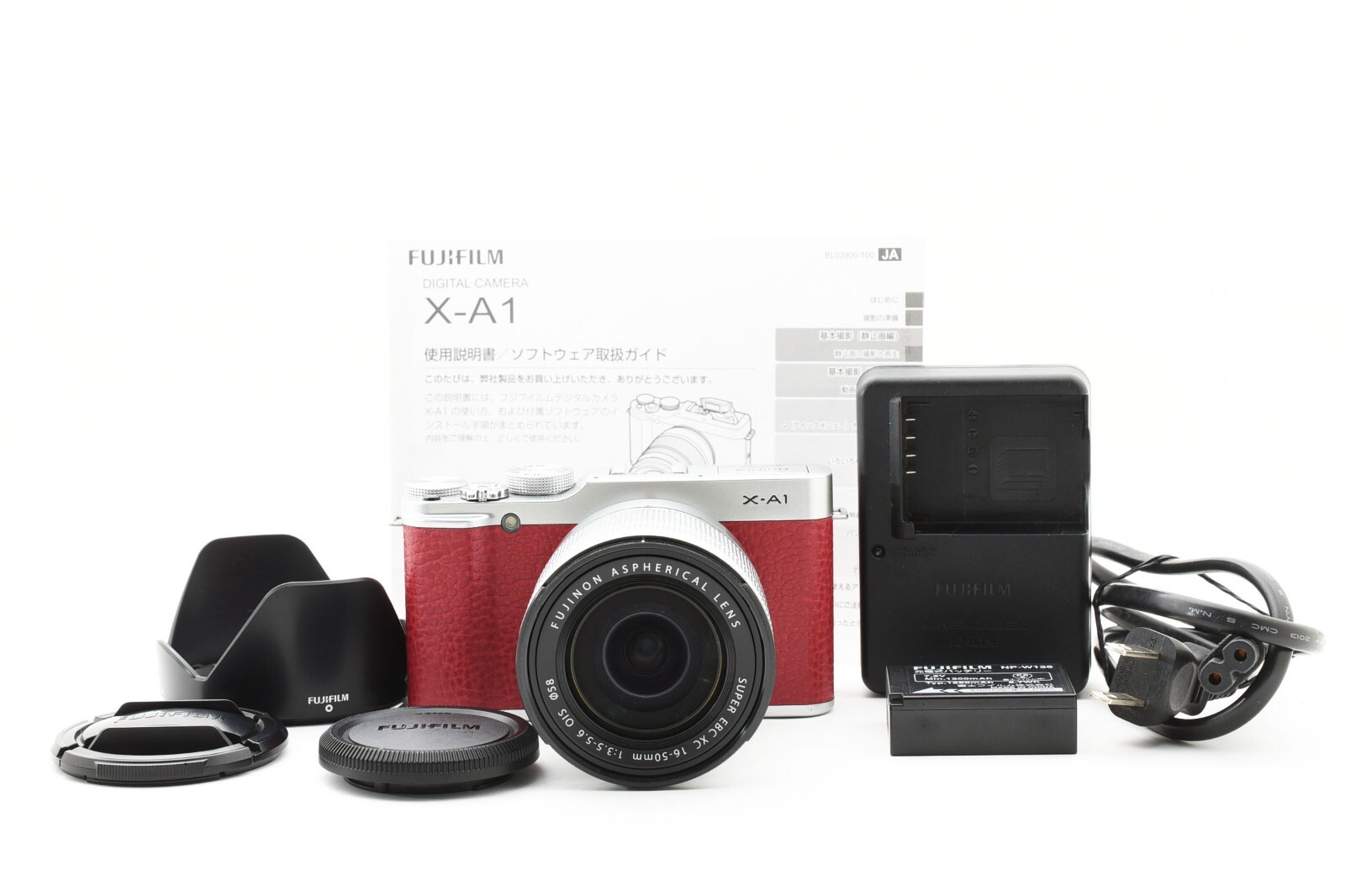 Fujifilm X-A1 16.3MP Mirrorless Digital Camera Red with 16 Fujifilm X-A1 16.3MP Mirrorless Digital Camera Red with 16
