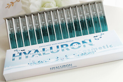 15x2ml Bio Vital Anti Falten Hyaluron Hyaluronsäure Konzentrat Ampullen 