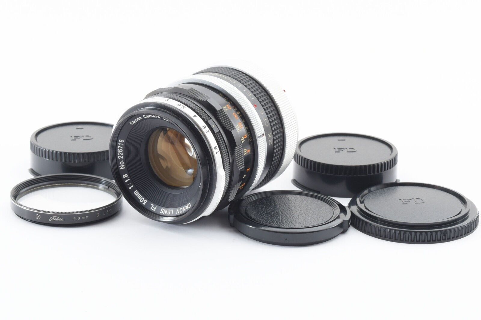 Near MINT 》 Canon FL 50mm f1.8 + Kenko 2X CFE Telepower For Near MINT 》 Canon FL 50mm f1.8 + Kenko 2X CFE Telepower For