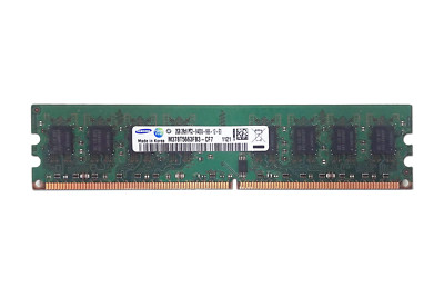 Lot of 2 SAMSUNG 2GB 2Rx8 PC2-6400U-666-12-E3 Memory DDR2