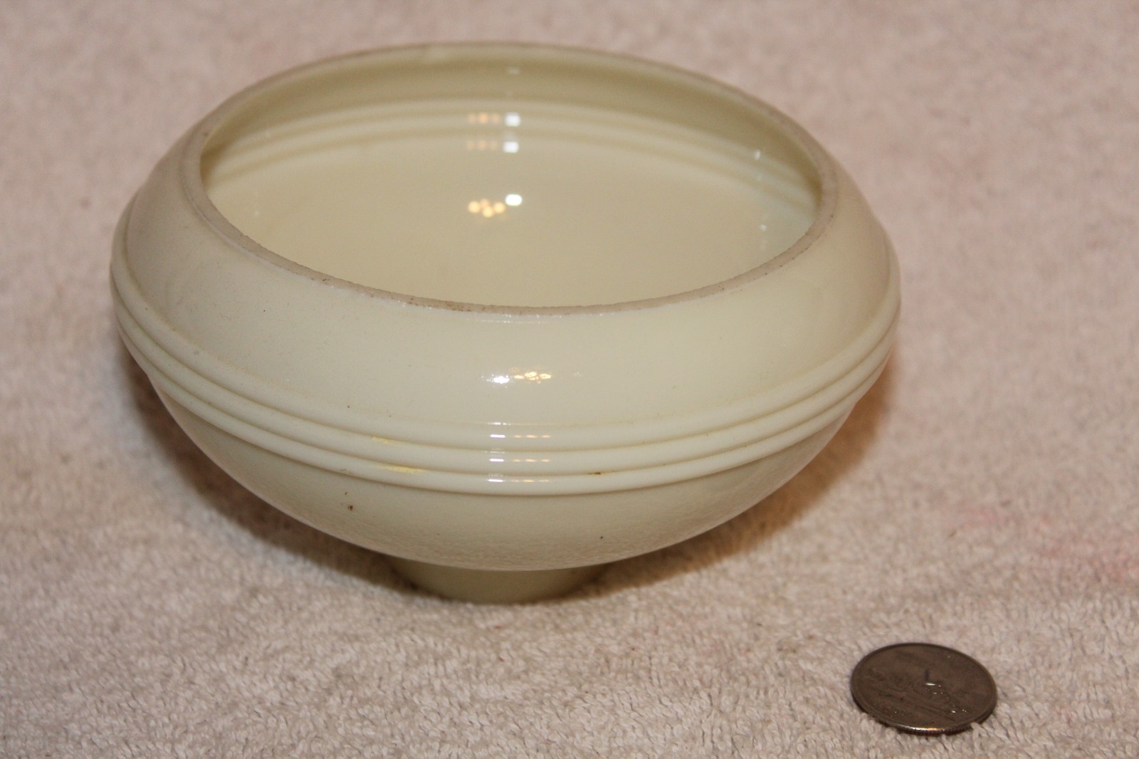 VINTAGE WHITE MILK GLASS LAMP SHADE