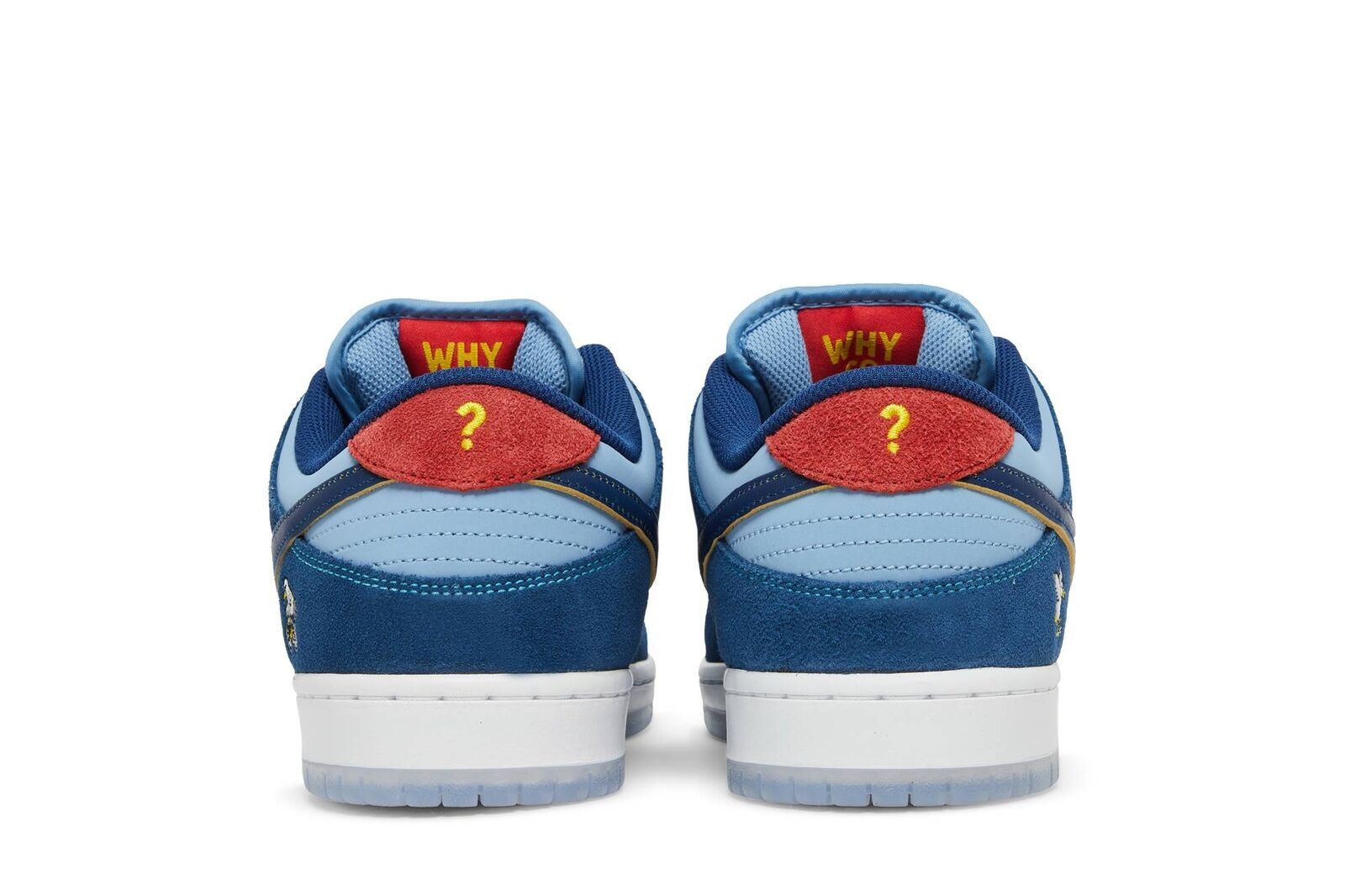 Pre-owned Nike Why So Sad? X Dunk Low Sb 'the Predatory Bird' Dx5549-400 Men's Shoes In Coastal Blue/speed Yellow/university Red