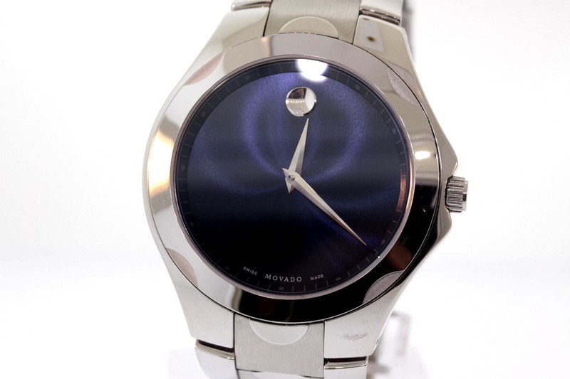 movado luno blue