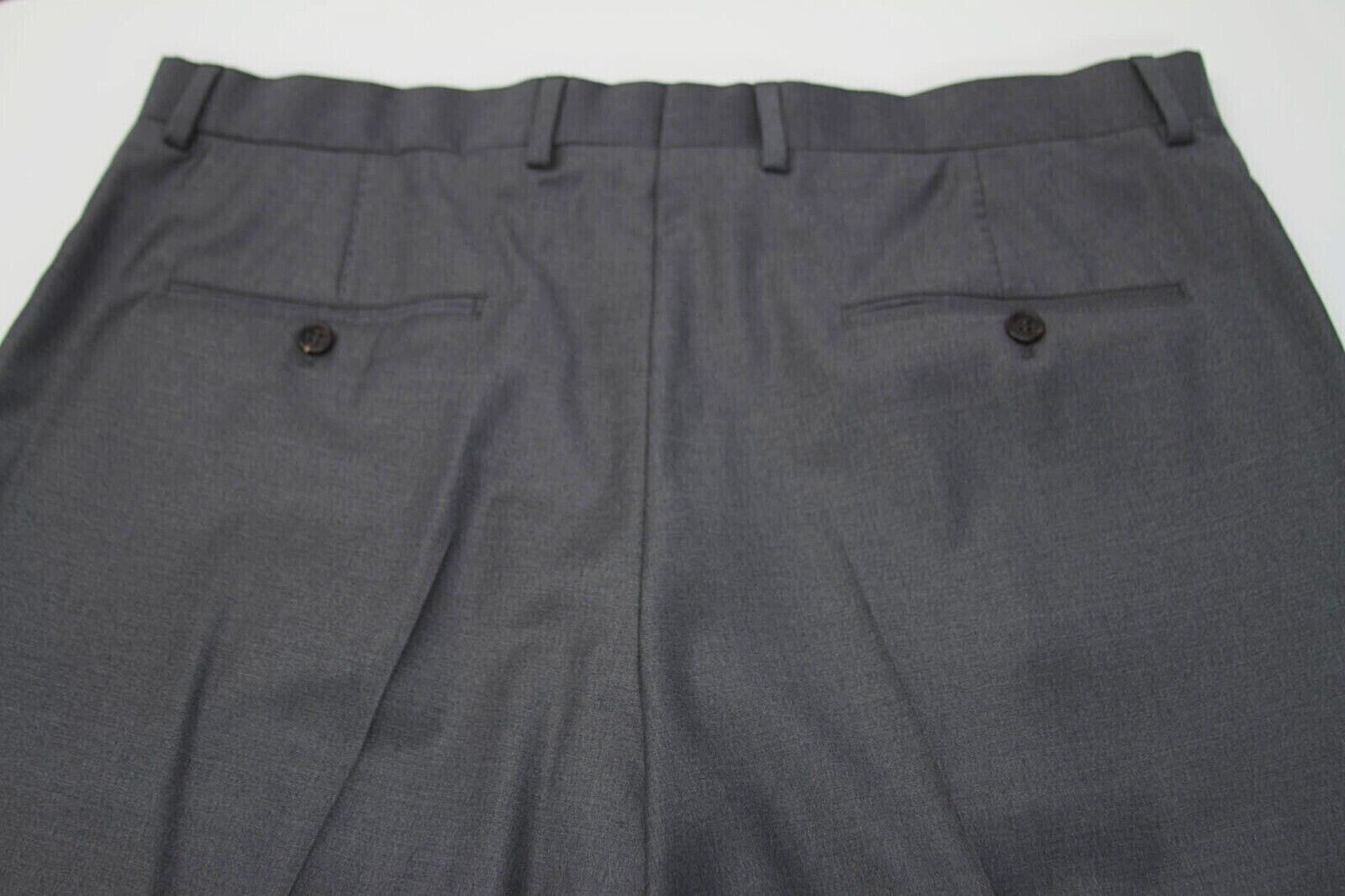 Pre-owned Brunello Cucinelli Nwt$4695  Men 100% Virgin Wool 2pc Suit With Logo Buttons A228 In Gray