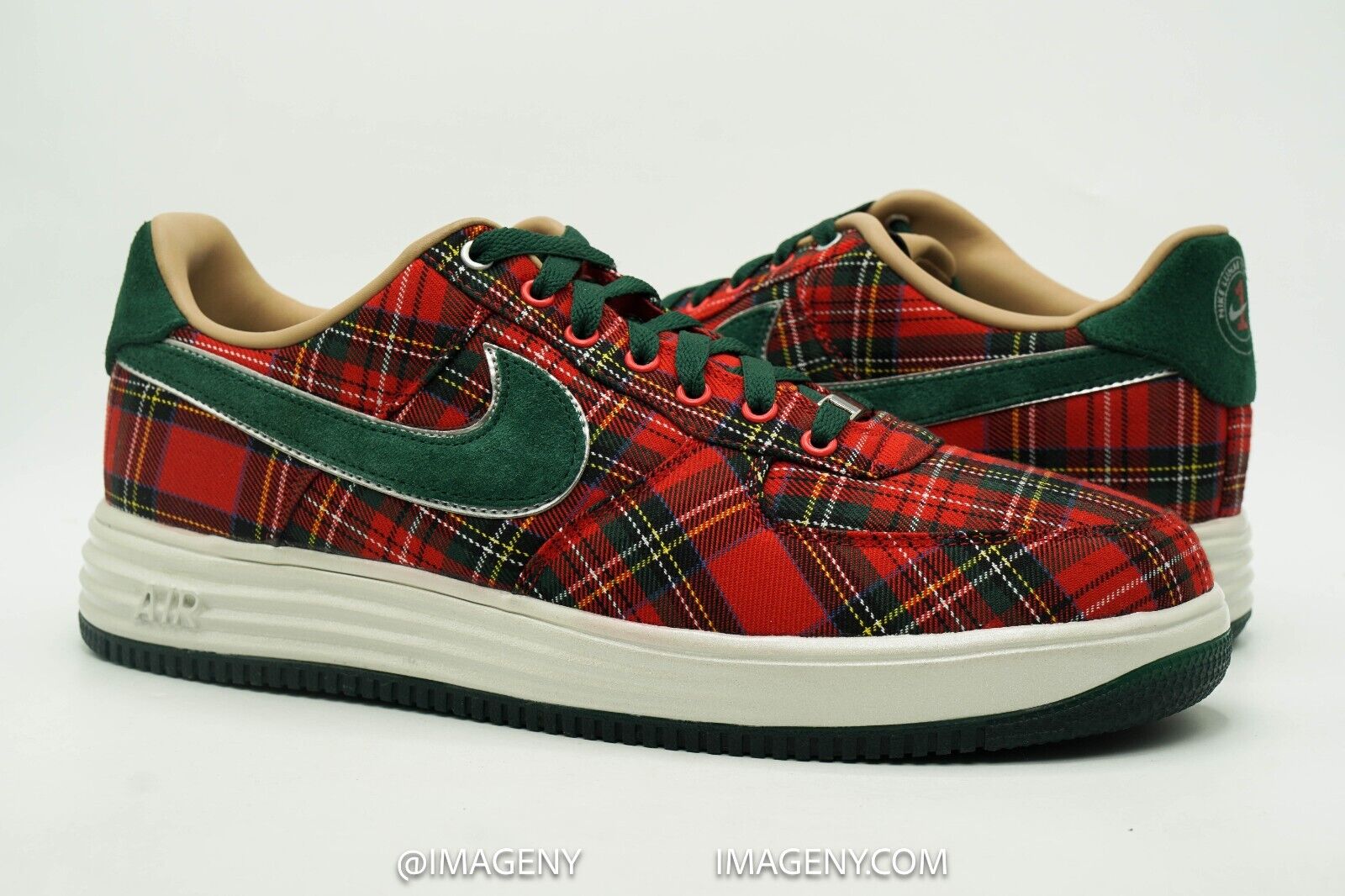 NIKE AIR FORCE 1 LUNAR LOW SIZE 11.5 CITY PACK LONDOND PLAID NIKE AIR FORCE 1 LUNAR LOW SIZE 11.5 CITY PACK LONDOND PLAID