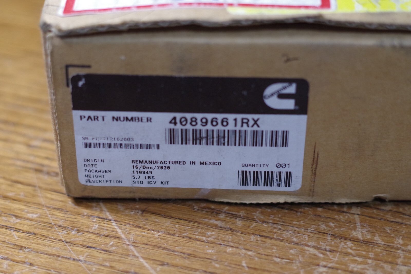 Cummins Distributor Kit 4089661RX EPA02 8.3 liter ISC/ISL