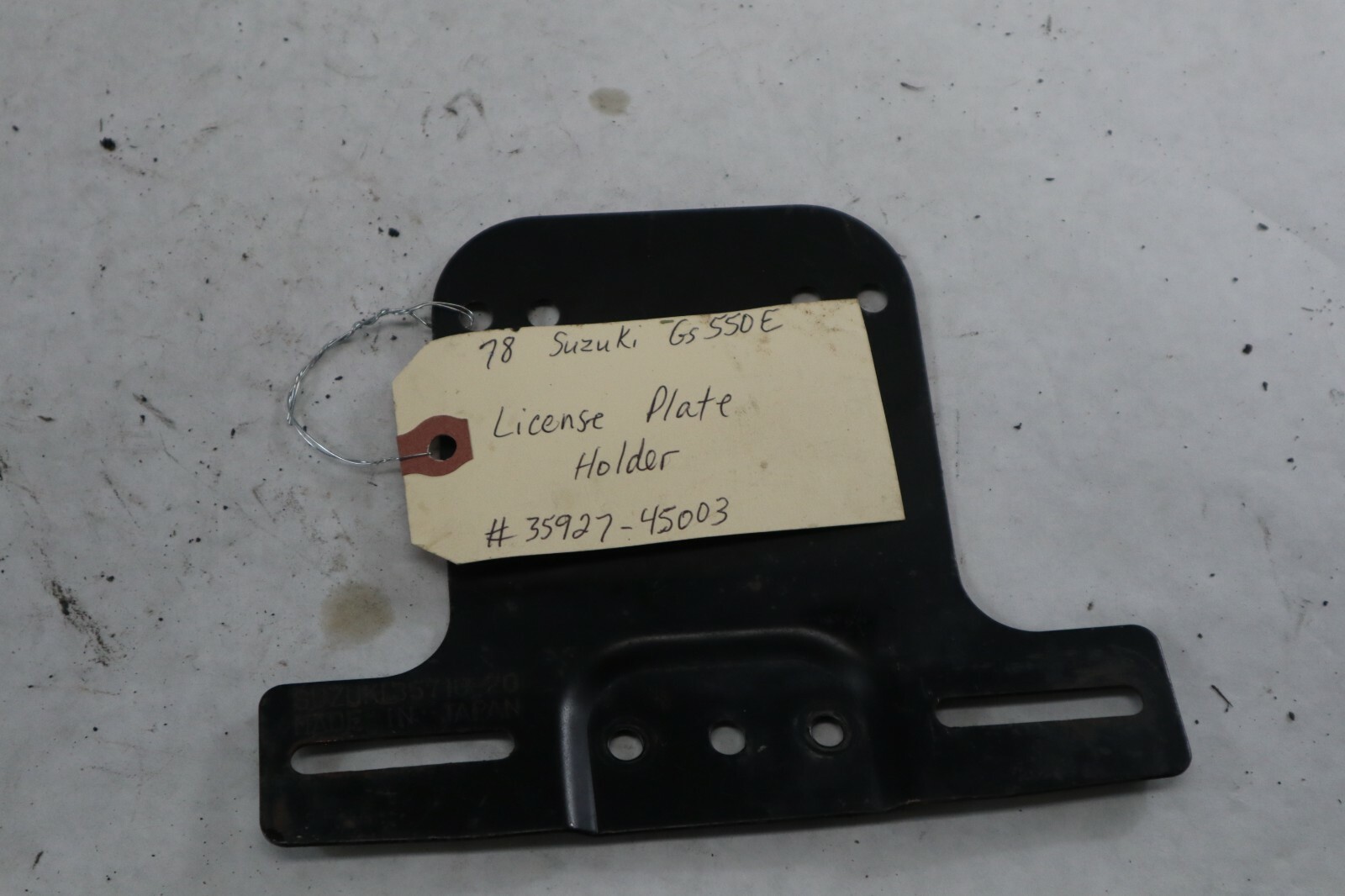 WOW‼️ License Plate Bracket 35927-27A30 1986 Suzuki GSXR1100 | eBay