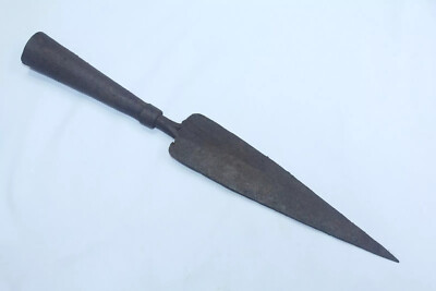 Antique Tribal Spearhead Spear Bhala Dagger Stiletto Boot Survival Bowie B683